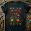 All I Want for Christmas is a Motorbike Motorcycle T-Shirt product image 1