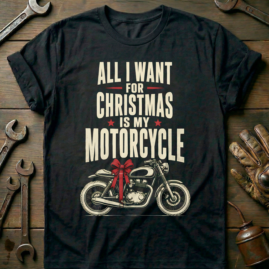 All I Want for Christmas is my Motorcycle T-Shirt AU product image 3