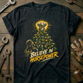 Believe in Horsepower Motorcycle T-Shirt GC product image 1