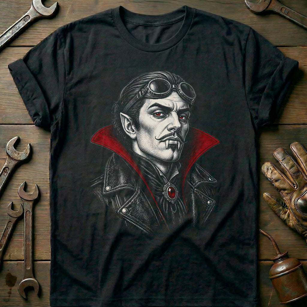 Blood and Chrome Motorcycle T-Shirt GC product image 3