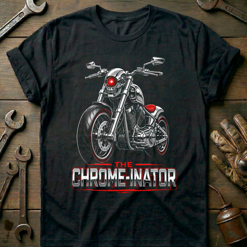 Chrome Inator Motorcycle T-Shirt US product image 3