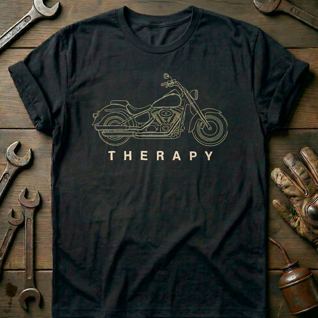 Cruiser Therapy 56 Motorcycle T-Shirt product image 2