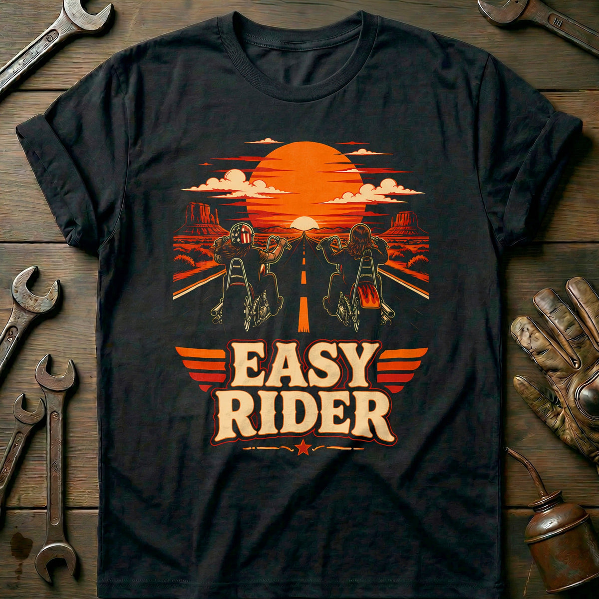 Easy Rider Motorcycle T-Shirt US product image 2