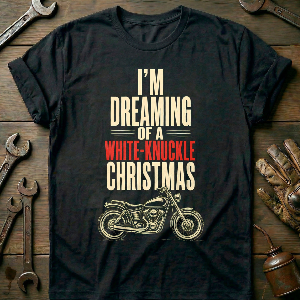 I'm Dreaming of a White Knuckle Christmas Motorcycle product image 3