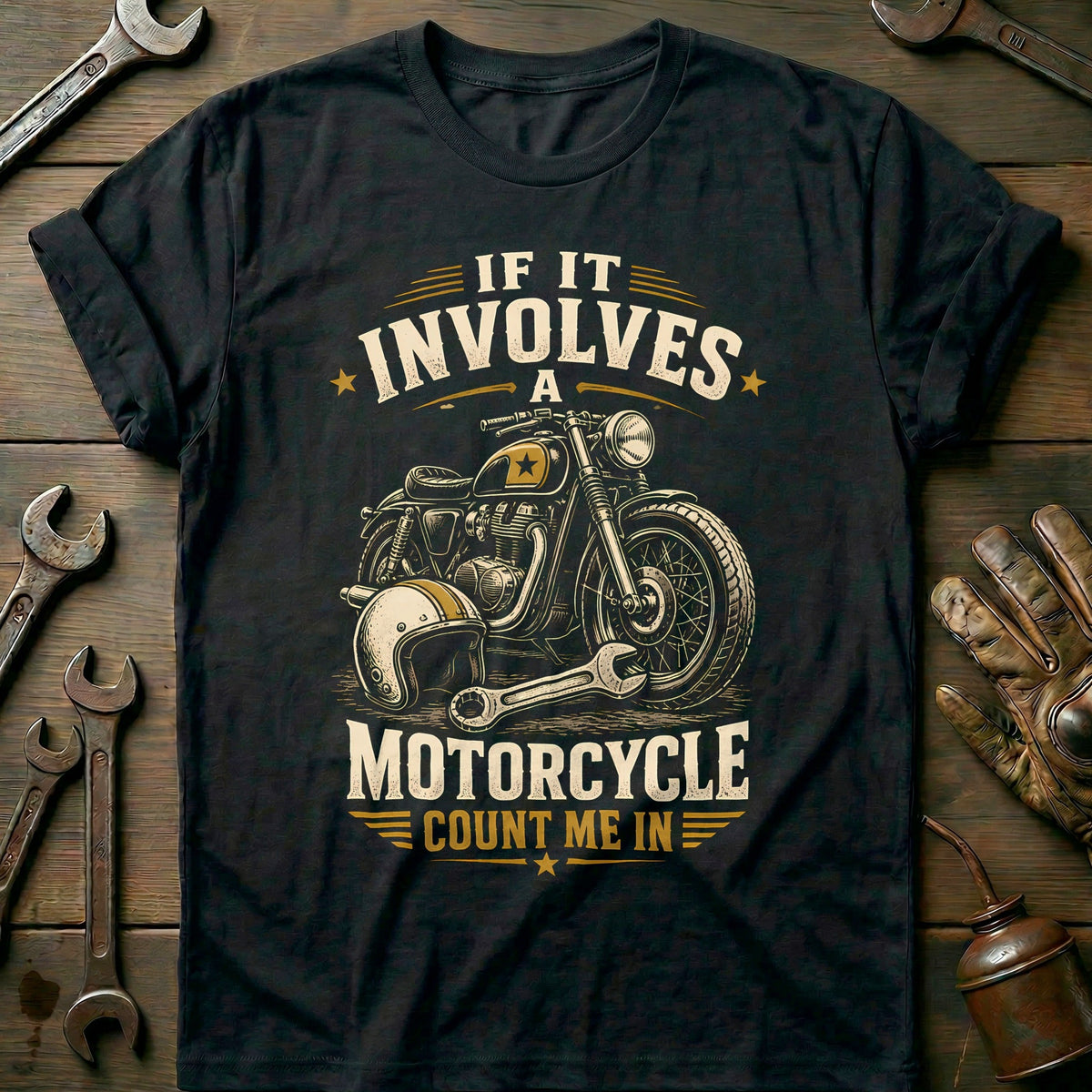 If It Involves Motorcycle T-Shirt GC product image 3