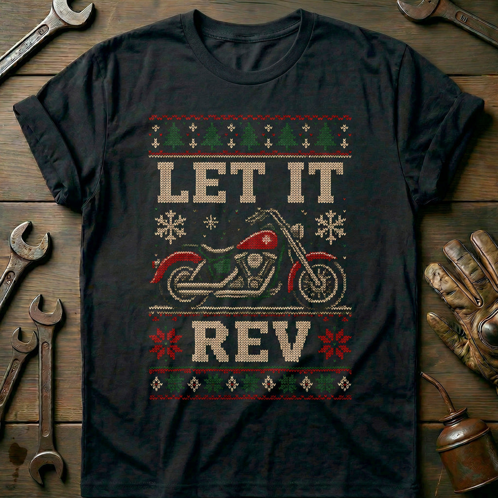 Let It Rev Motorcycle T-Shirt AU product image 1