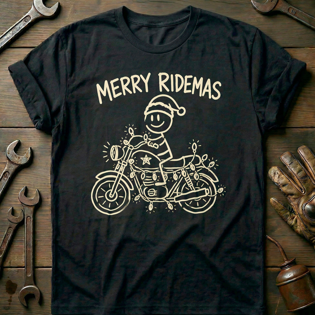 Merry Ridemas Motorcycle T-Shirt product image 3