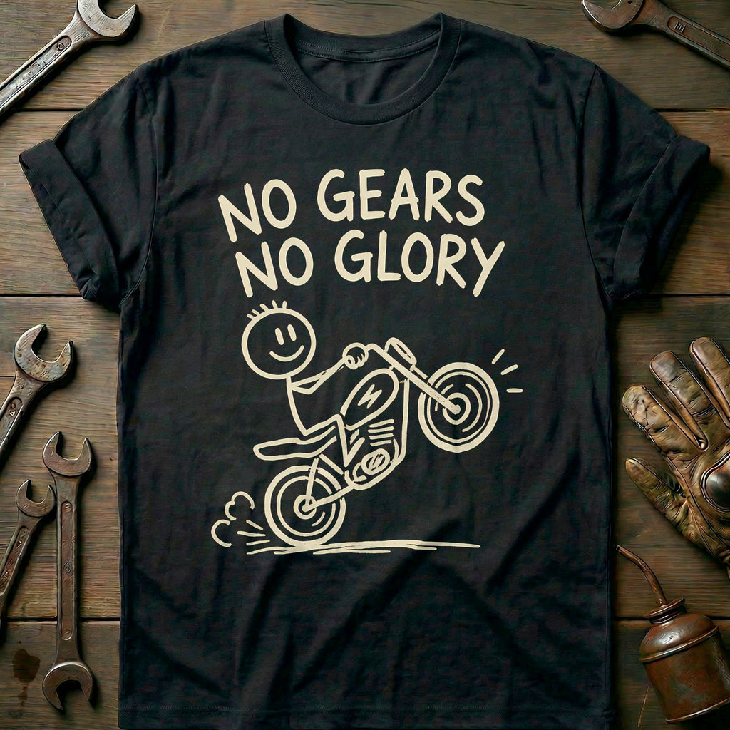 No Gears Motorcycle T-Shirt EU product image 2