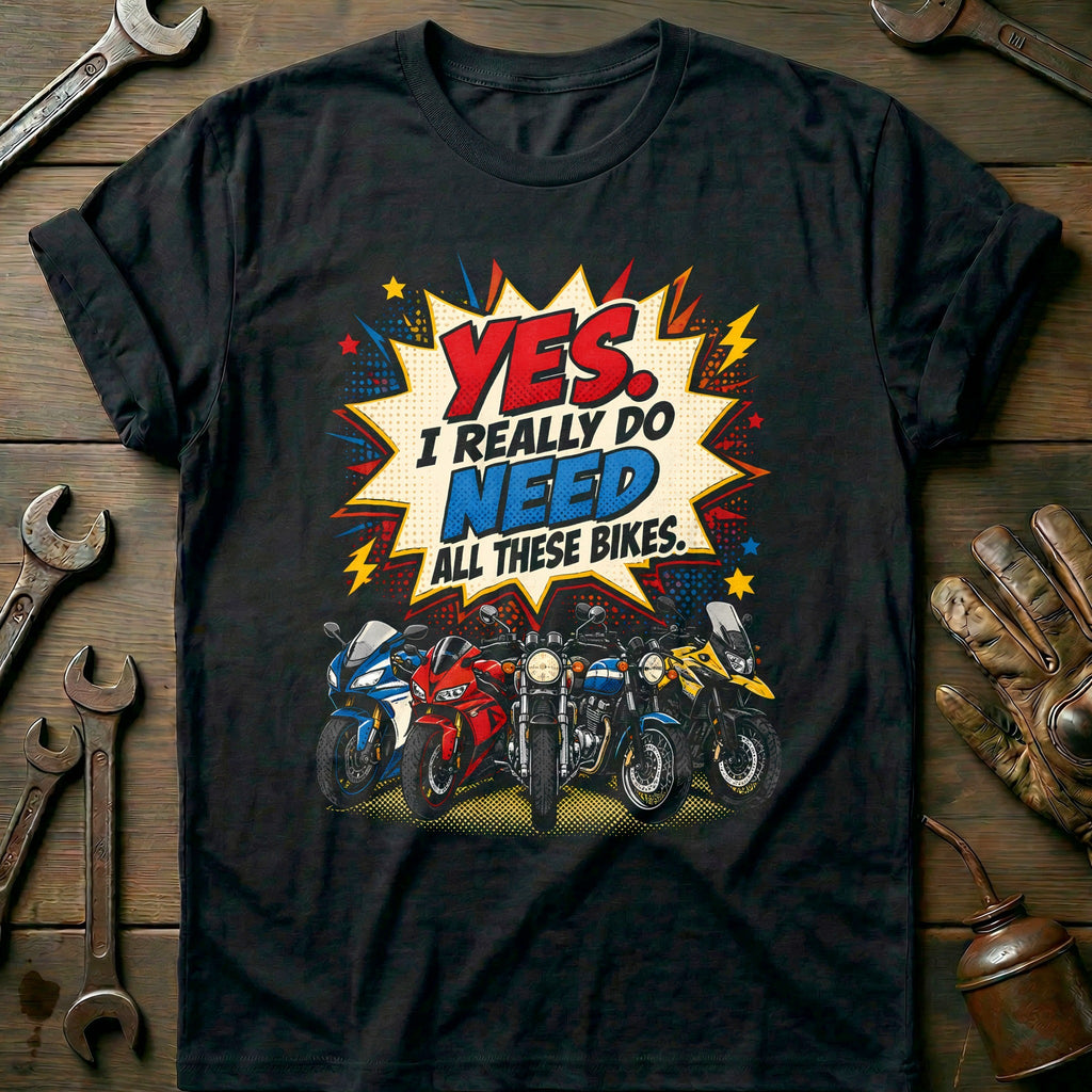 Popart Halftone Motorcycle T-Shirt US product image 3