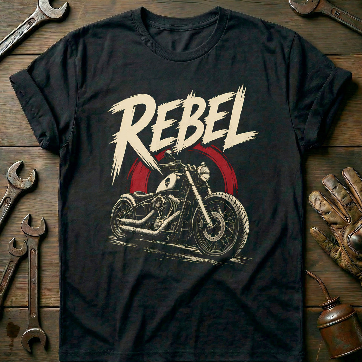 Rebel Motorcycle T-Shirt EU product image 2
