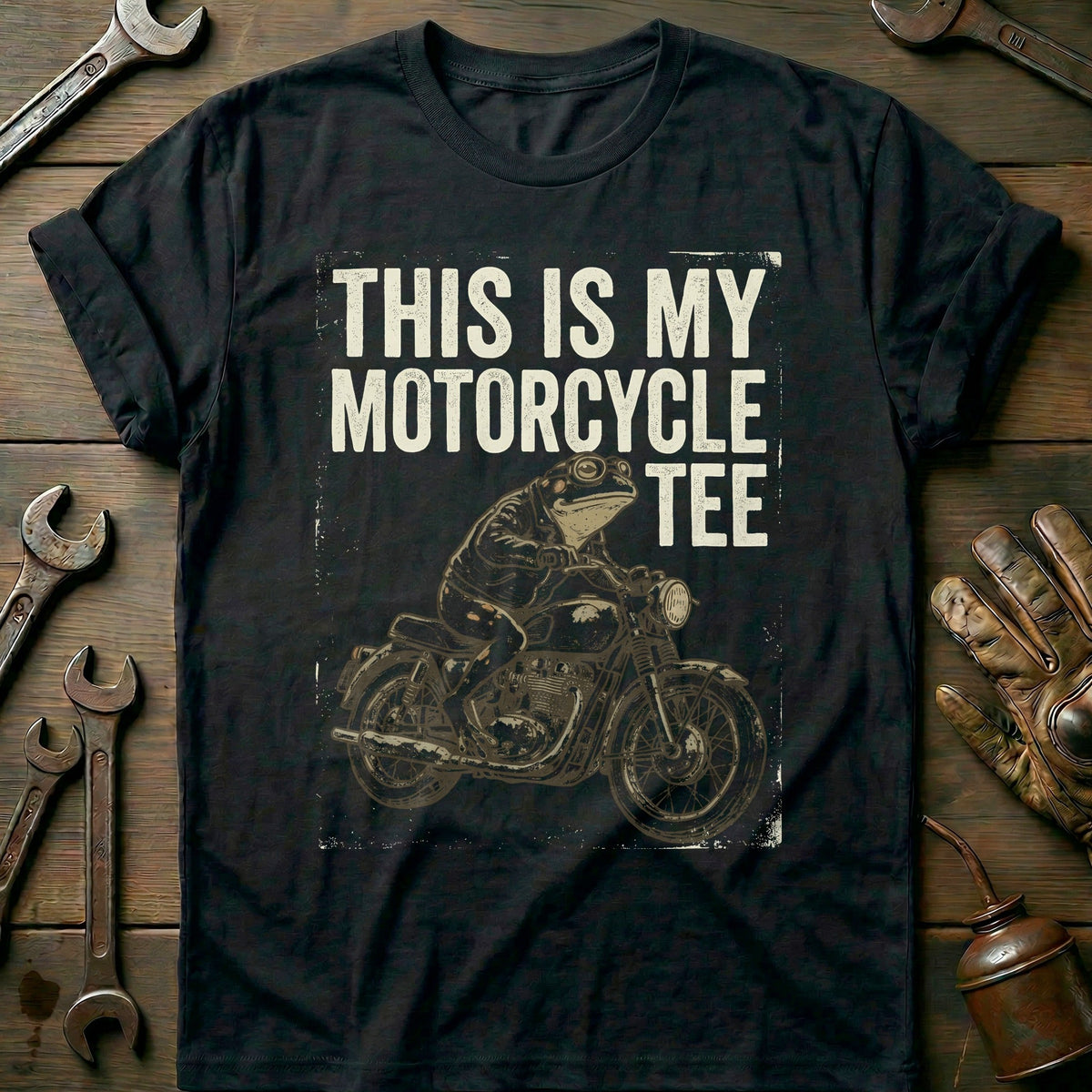 This is my Biker Frog 40 Motorcycle T-Shirt AU product image 3