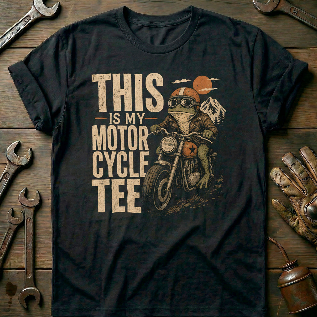 This is my Biker Frog 50 Motorcycle T-Shirt product image 2