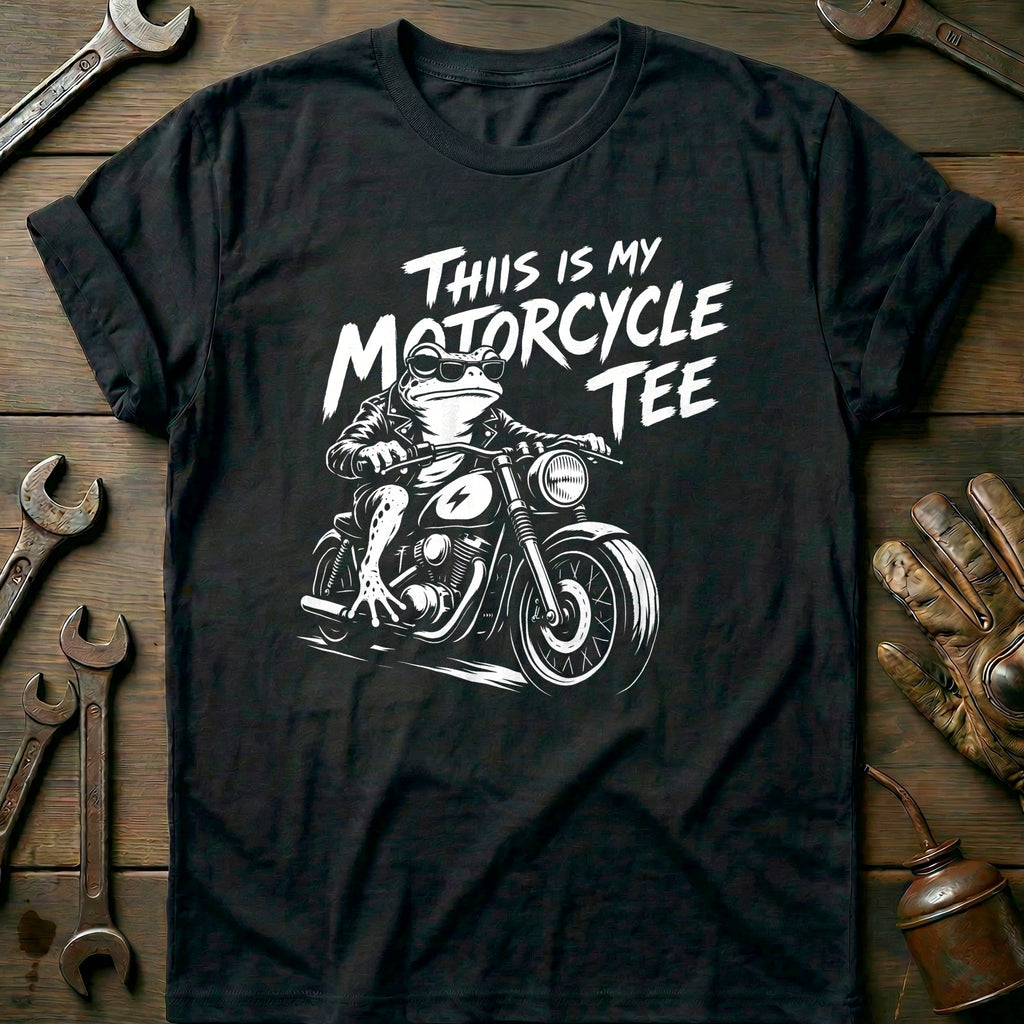 This is my Biker Frog 58 Motorcycle T-Shirt AU product image 1