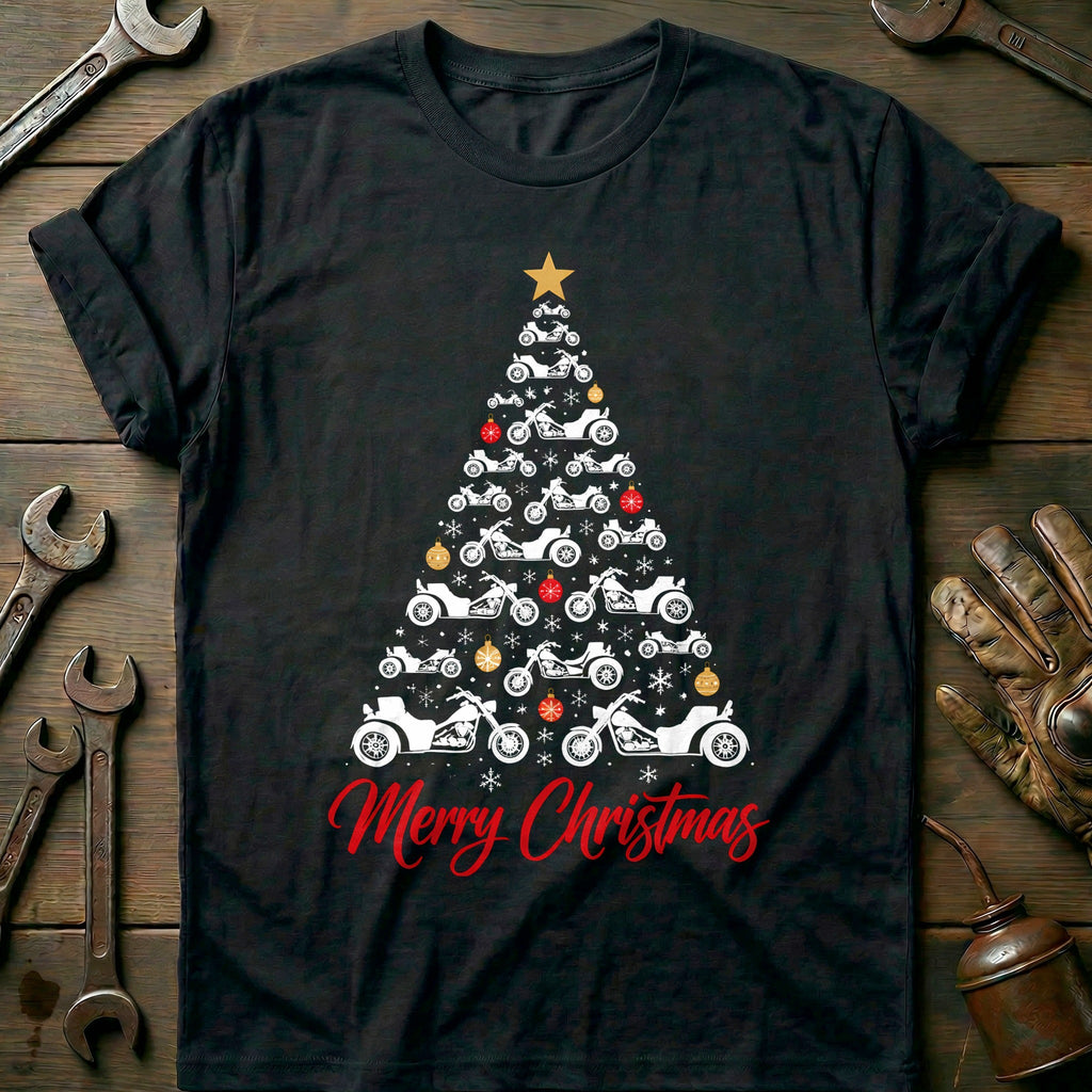 Trike Christmas Tree Motorcycle T-Shirt GC product image 2