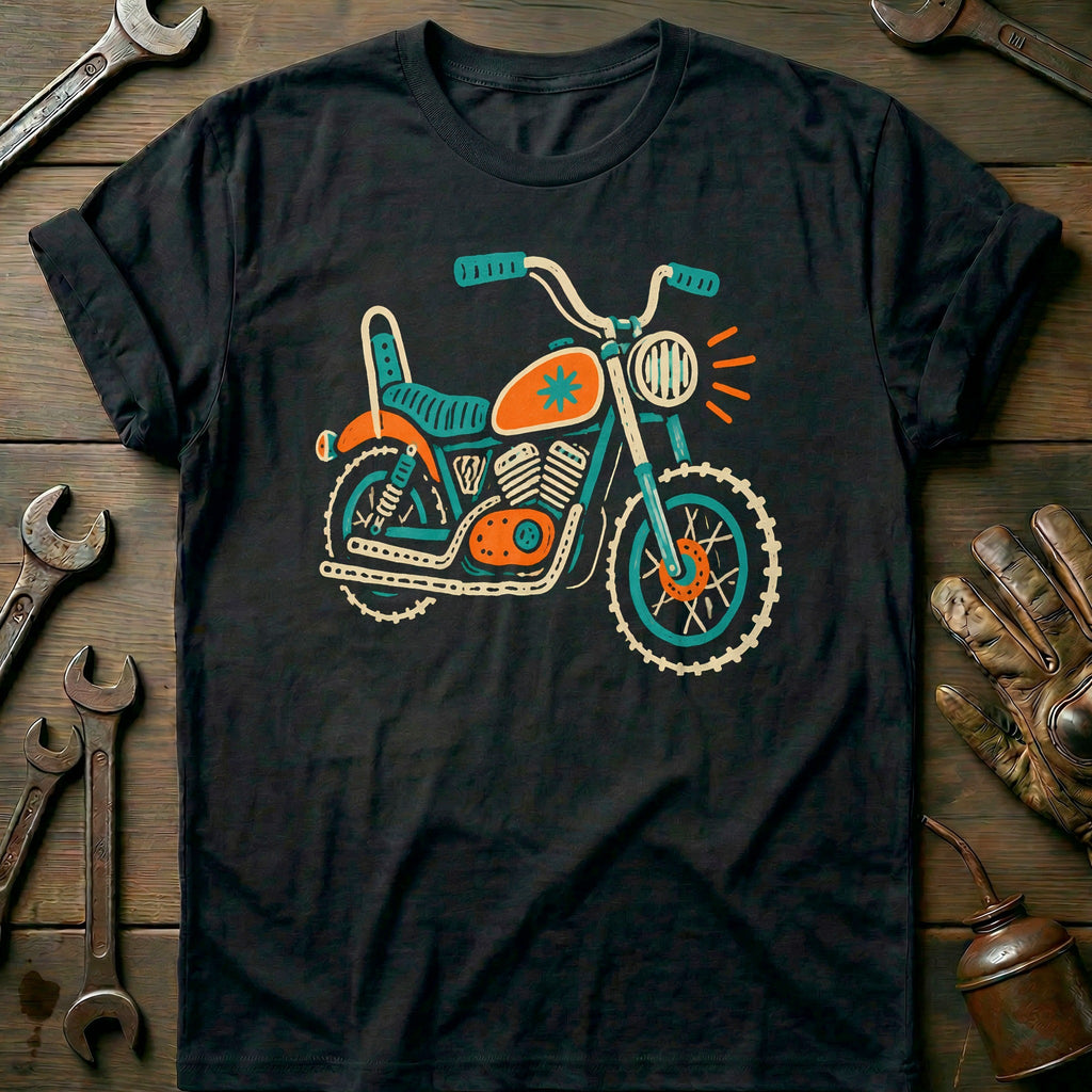 Ugly Doodle Moto Motorcycle T-Shirt GC product image 3