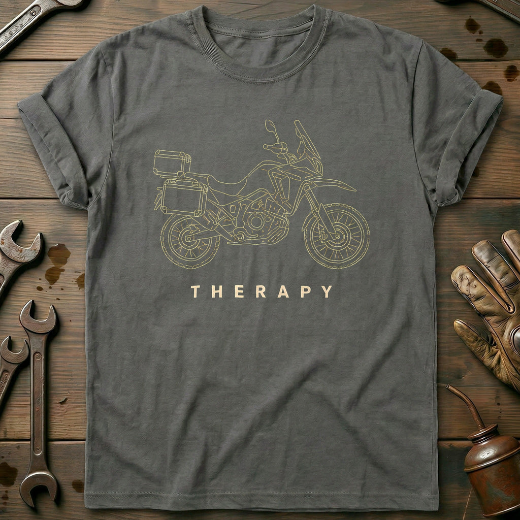 Adventure Therapy Motorcycle T-Shirt GC product image 3