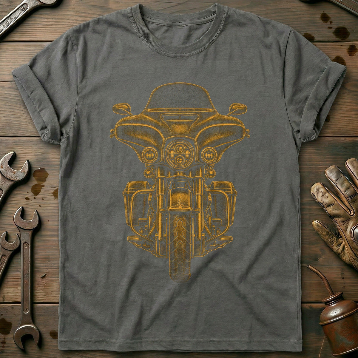 Bagger Motorcycle T-Shirt US product image 3
