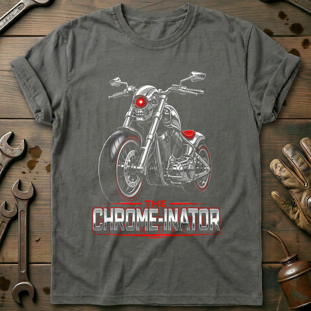 Chrome Inator Motorcycle T-Shirt US product image 1