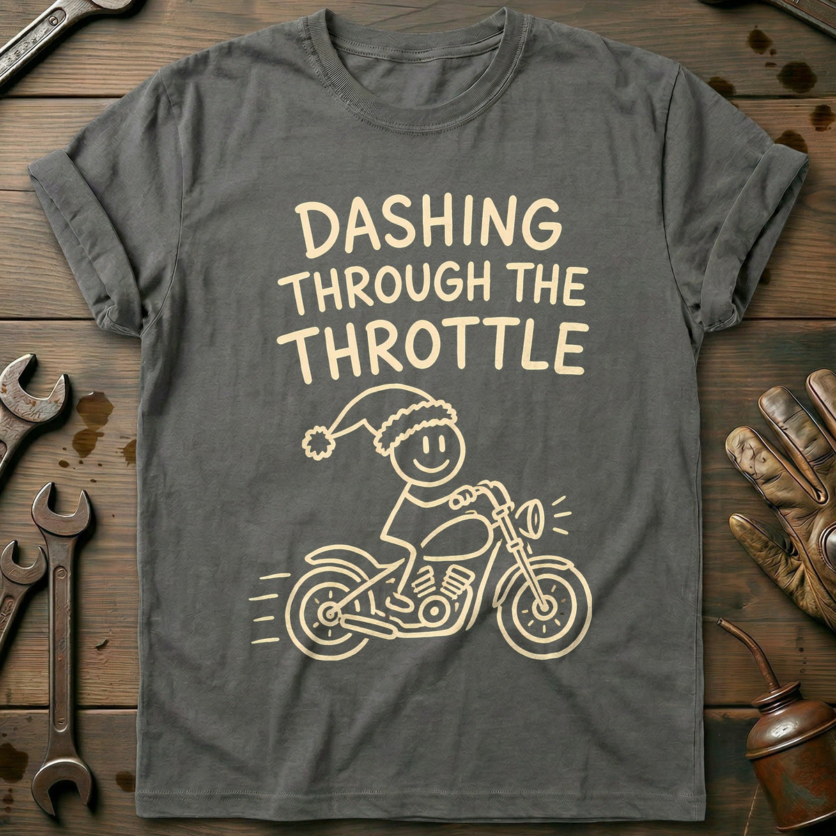 Dashing Throttle Motorcycle T-Shirt GC product image 1
