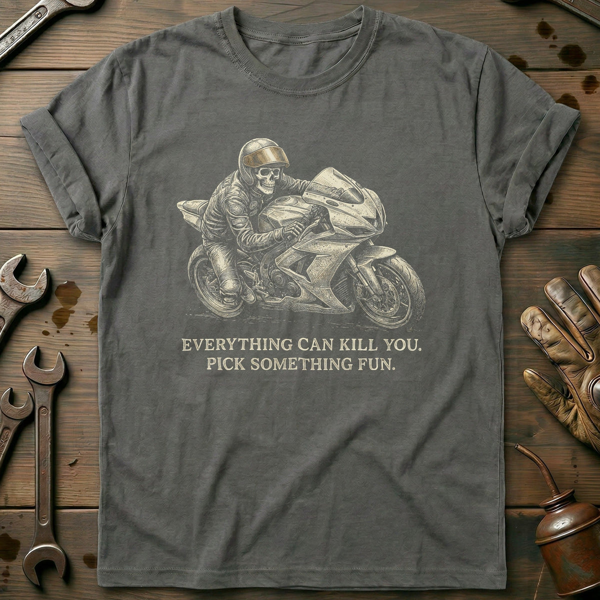 Everything Can Kill You Pick Something Fun 46 Motorcycle product image 4