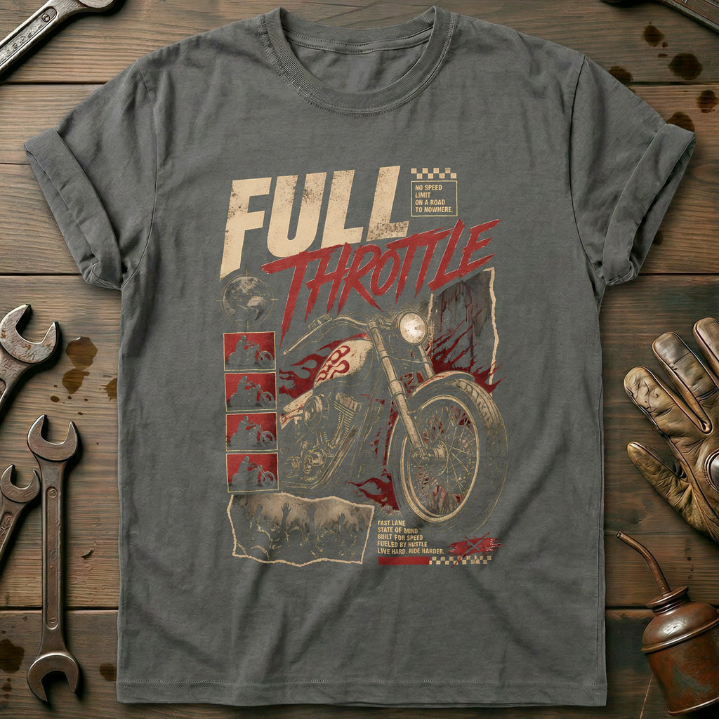 Full Throttle Motorcycle T-Shirt US product image 3