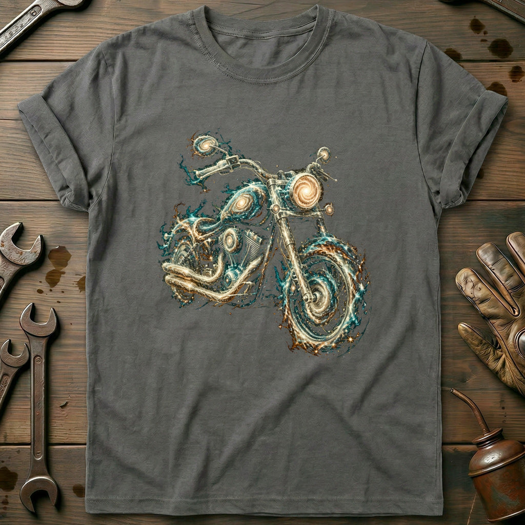 Galaxy Motorcycle Surreal T-Shirt AU product image 4