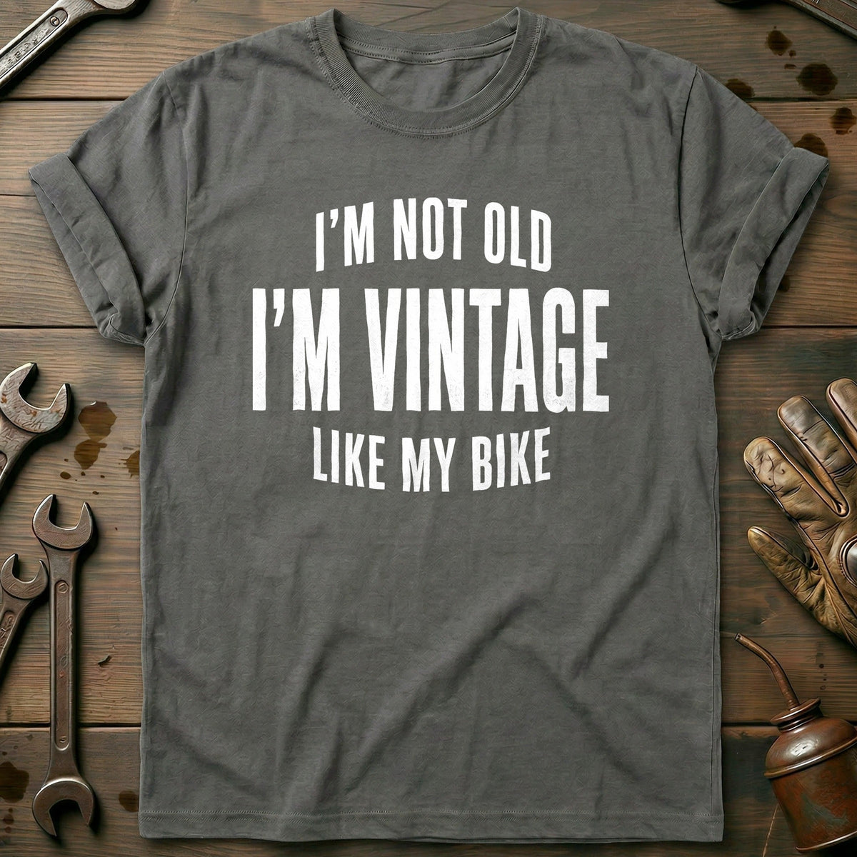I'm Not Old I'm Vintage Like my Bike 64 Motorcycle T-Shirt product image 1