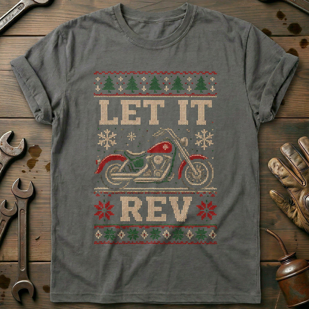 Let It Rev Motorcycle T-Shirt US product image 3