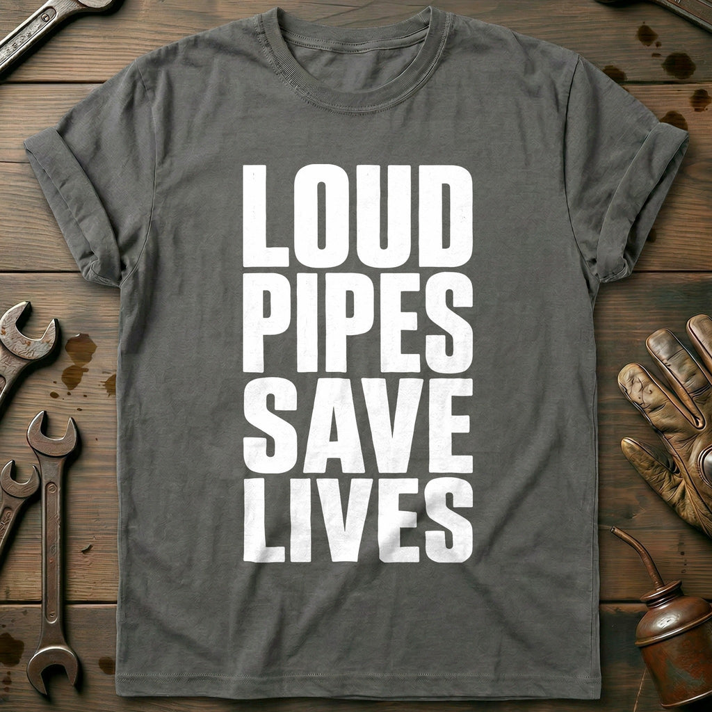 Loud Pipes Save Lives 22 Motorcycle T-Shirt EU product image 3