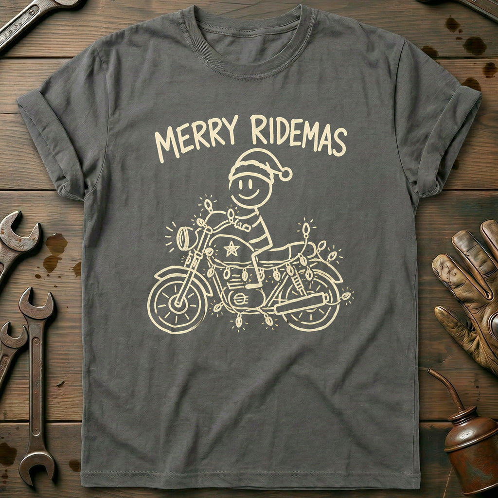 Merry Ridemas Motorcycle T-Shirt product image 4