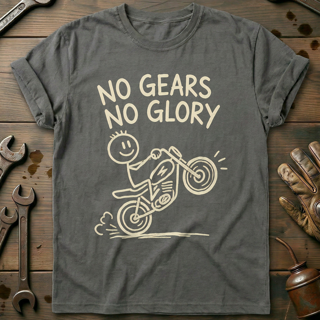 No Gears Motorcycle T-Shirt EU product image 3