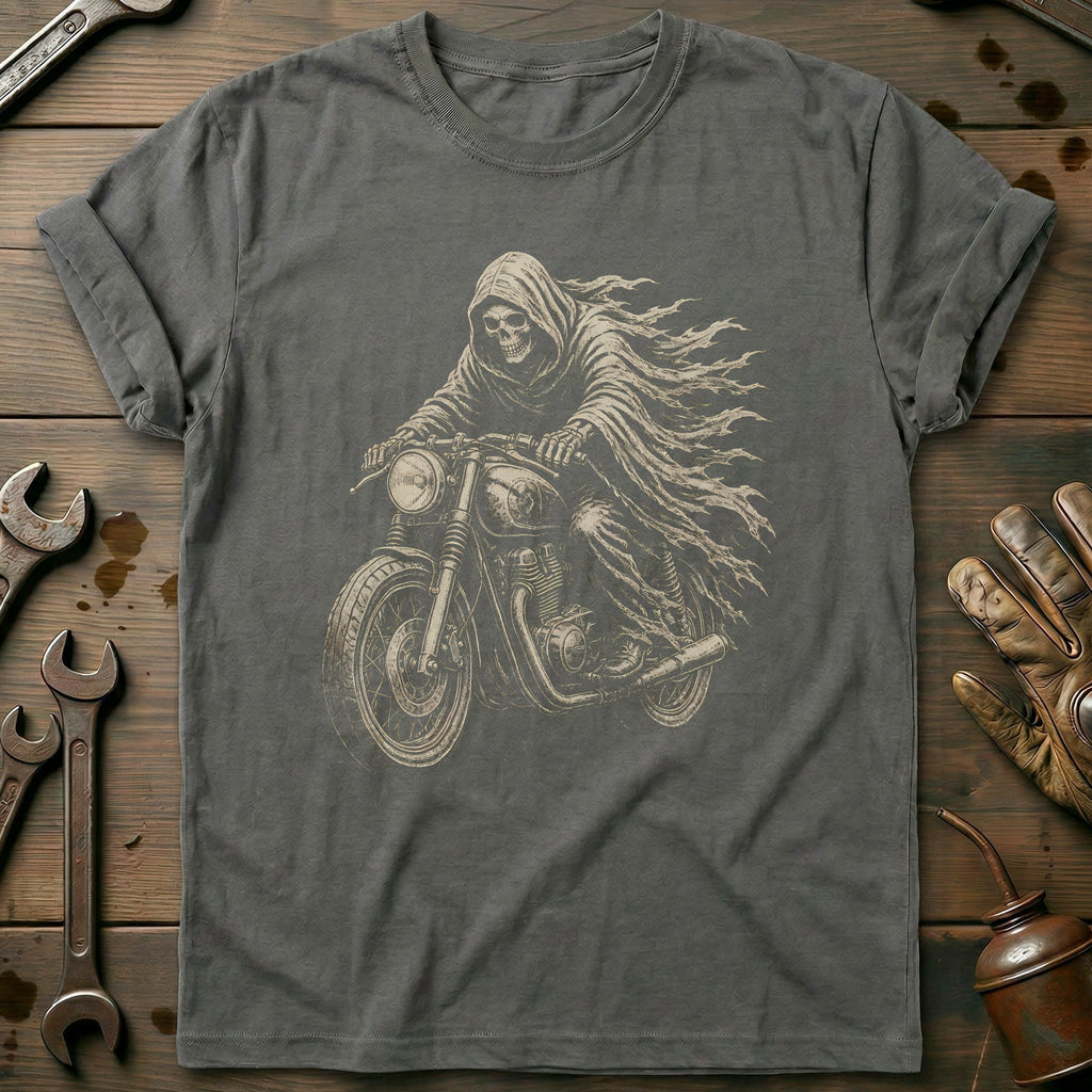 Reaper Cafe Racer Motorcycle T-Shirt product image 3