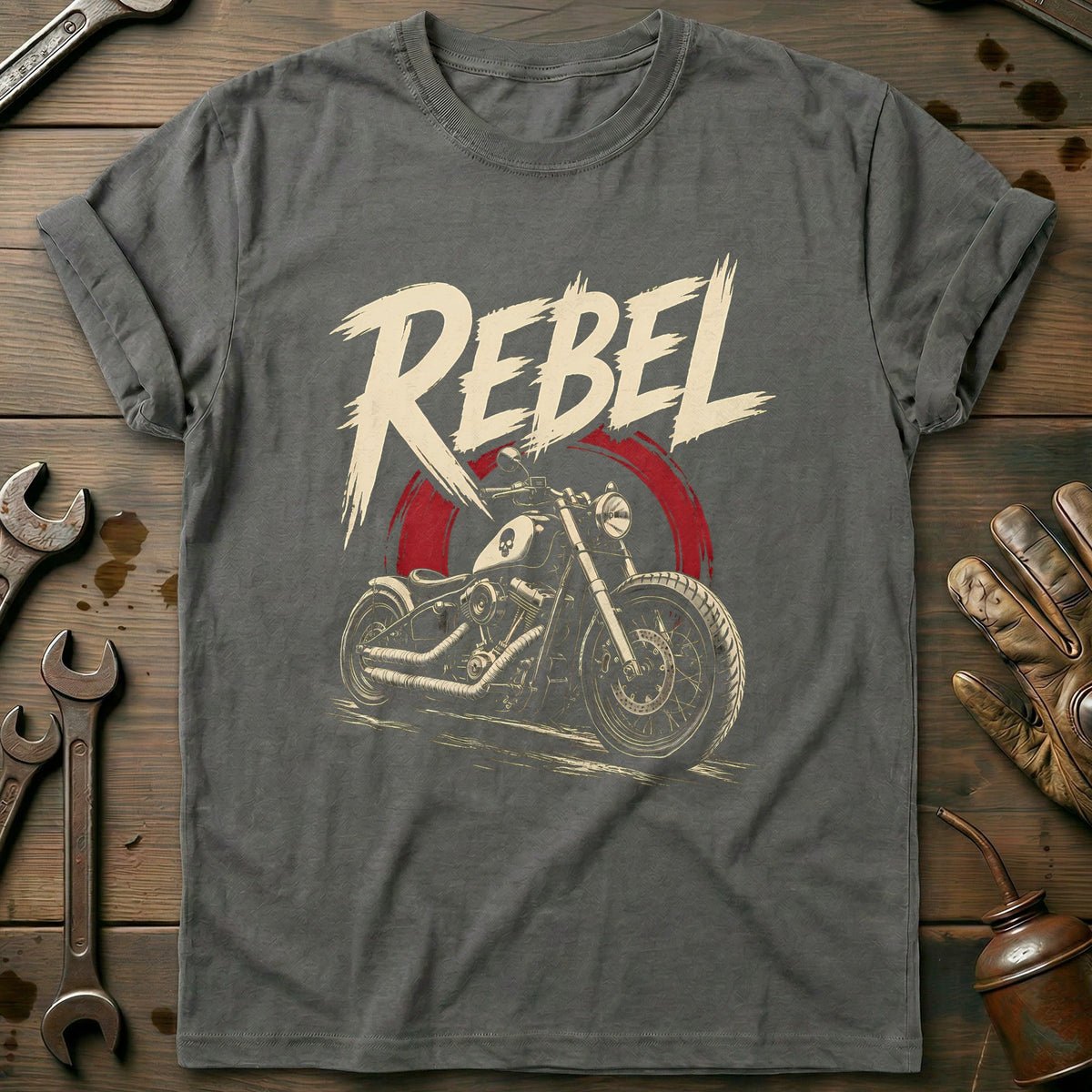 Rebel Motorcycle T-Shirt EU product image 3