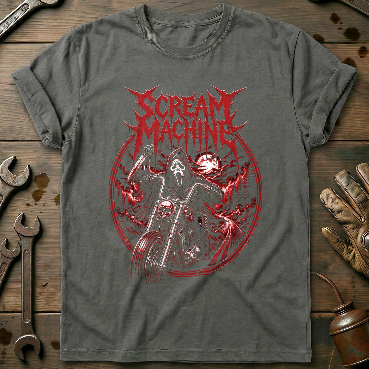 Scream Machine Motorcycle T-Shirt product image 1