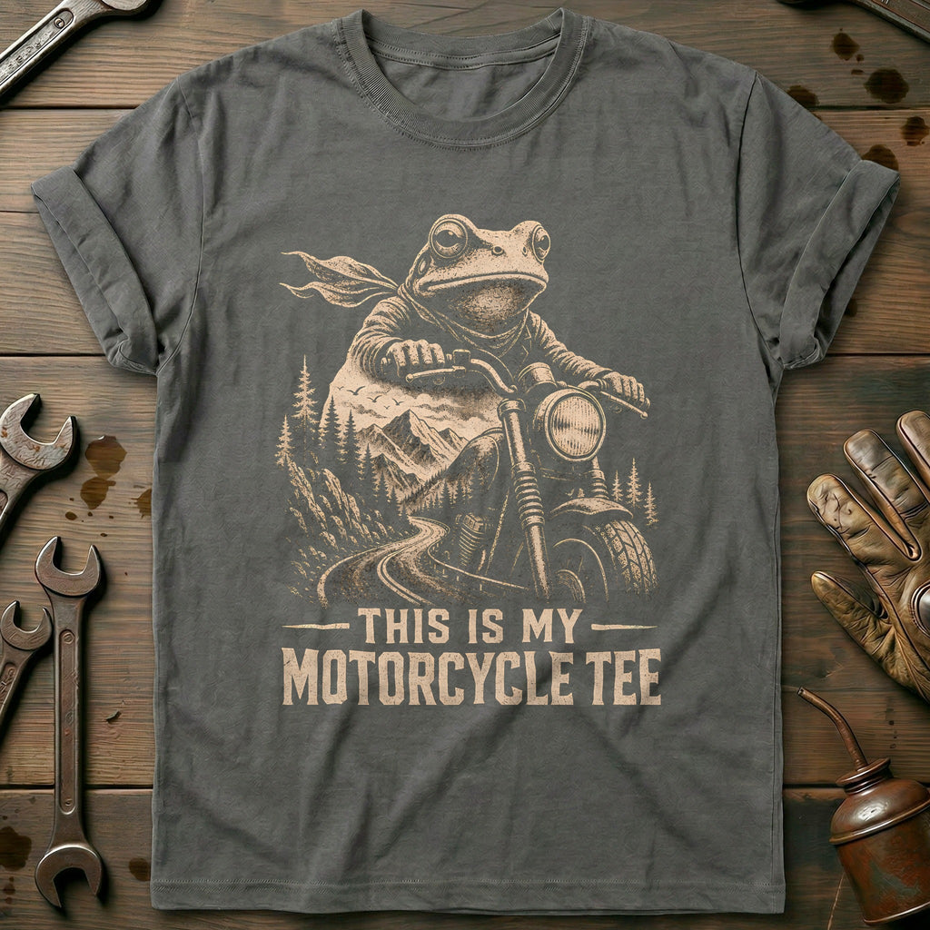 This is my Biker Frog Motorcycle T-Shirt EU product image 1