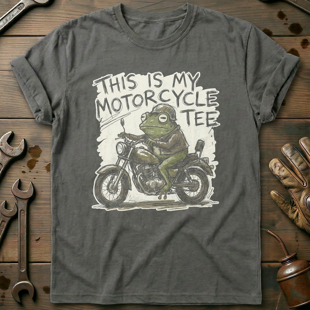 This is my Biker Frog Motorcycle T-Shirt AU product image 1