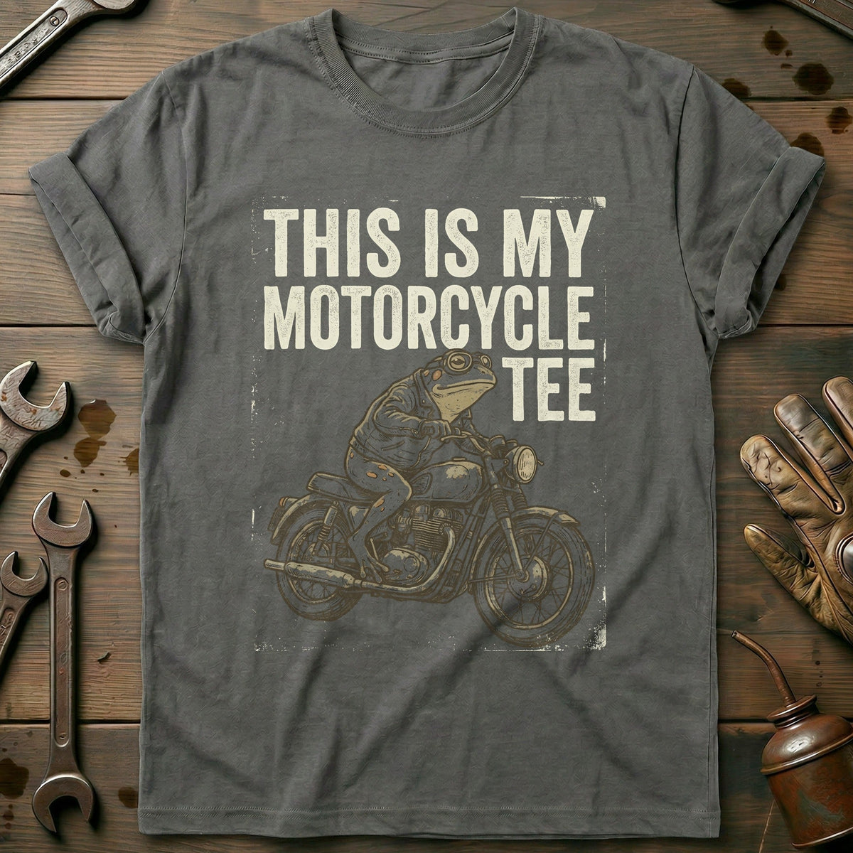This is my Biker Frog 40 Motorcycle T-Shirt AU product image 1