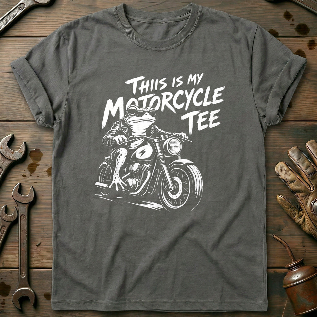 This is my Biker Frog 58 Motorcycle T-Shirt US product image 3