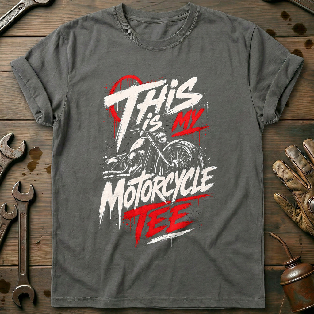 This is my Biker Raccoon Motorcycle T-Shirt US product image 4