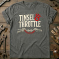 Tinsel and Throttle Motorcycle T-Shirt product image 1