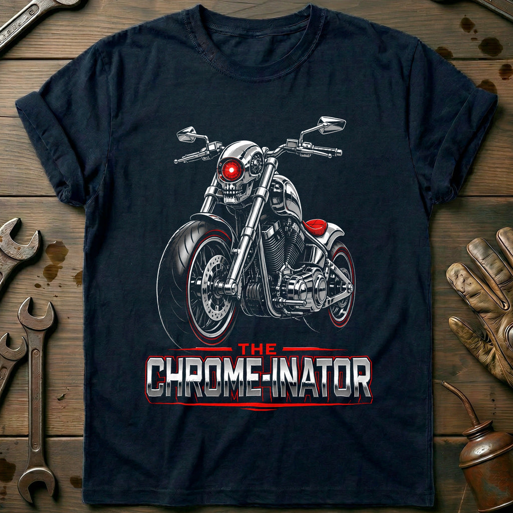 Chrome Inator Motorcycle T-Shirt US product image 2