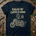 Coffee Chaos Motorcycle T-Shirt GC product image 1