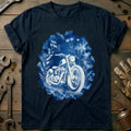 Cyanotype Moto Motorcycle T-Shirt AU product image 1