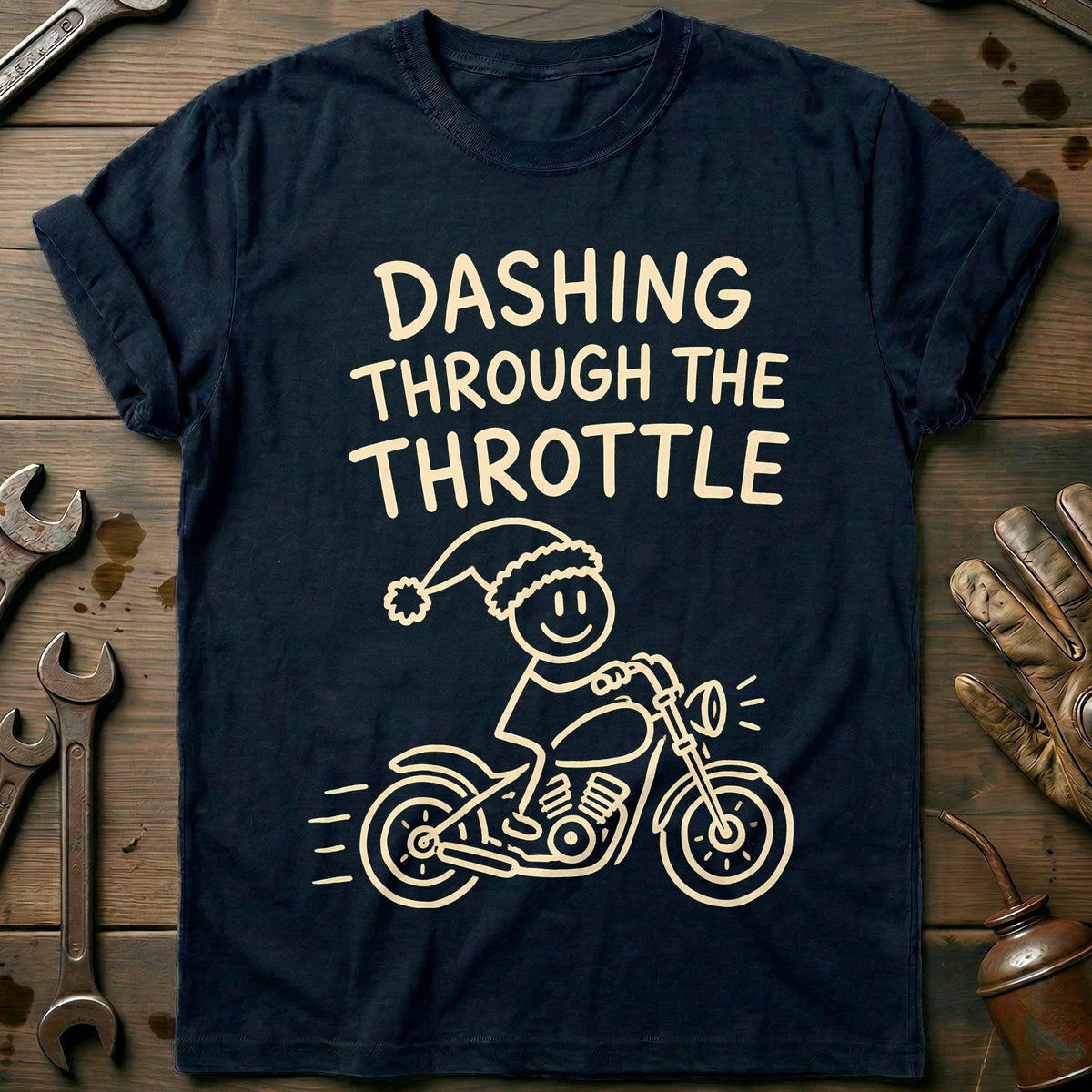 Dashing Throttle Motorcycle T-Shirt GC product image 2