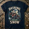Dashing Through the Snow Motorcycle T-Shirt EU product image 1