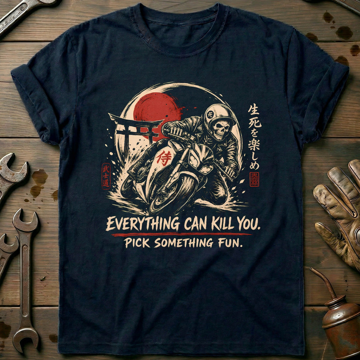 Everything Can Kill You Pick Something Fun 40 Motorcycle product image 1