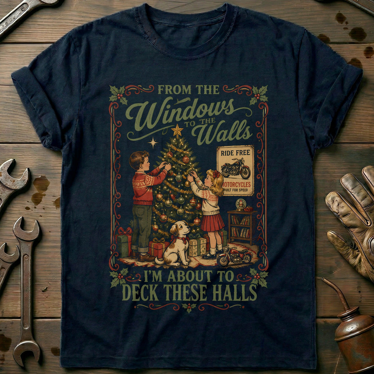 From the Windows to Walls Motorcycle T-Shirt GC product image 2