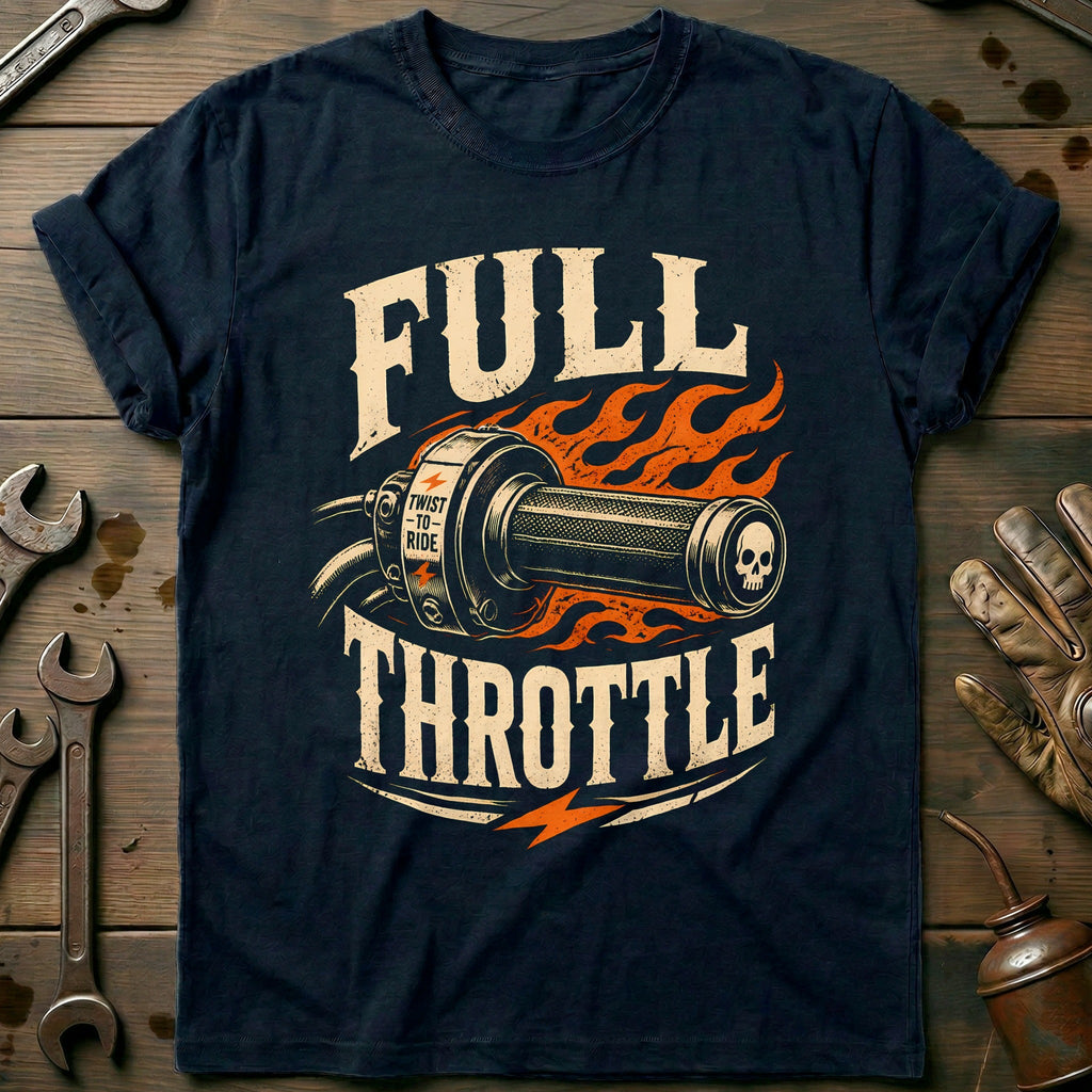 Full Throttle Motorcycle T-Shirt US product image 1