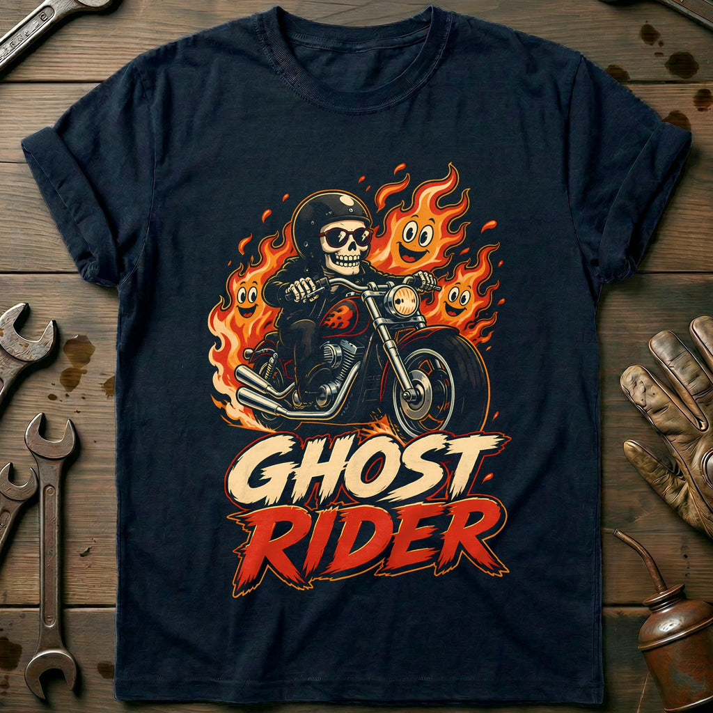 Ghost Rider Motorcycle T-Shirt EU product image 2