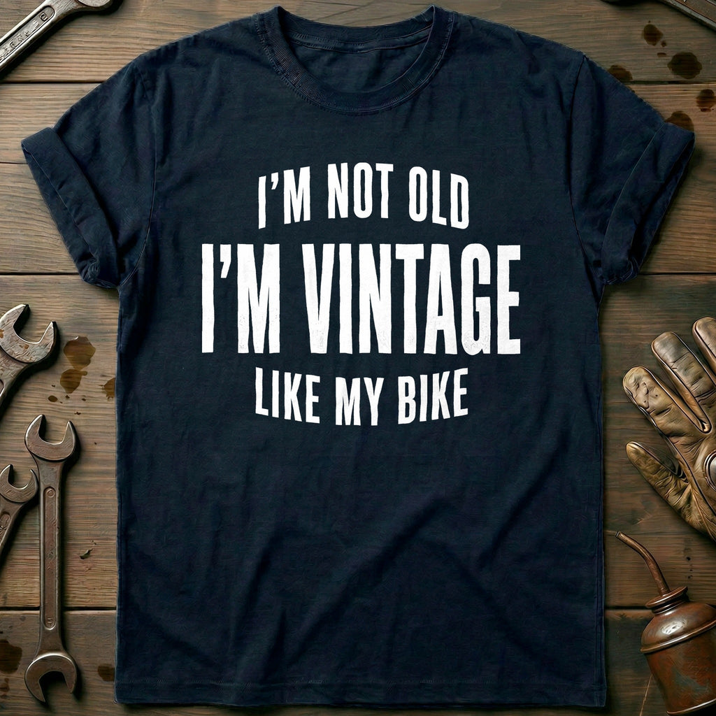 I'm Not Old I'm Vintage Like my Bike 64 Motorcycle T-Shirt product image 2